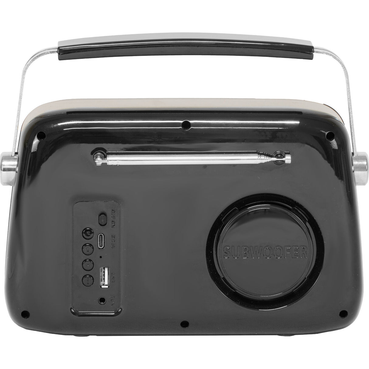 Madison Retro Radio med Bluetooth, FM og DAB (Sort)