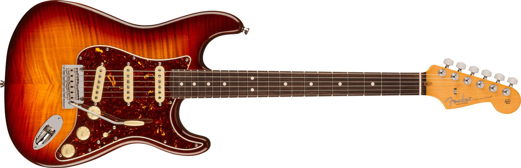 Fender 70-årsjubileum American Professional II Stratocaster elektrisk gitar (Comet Burst )