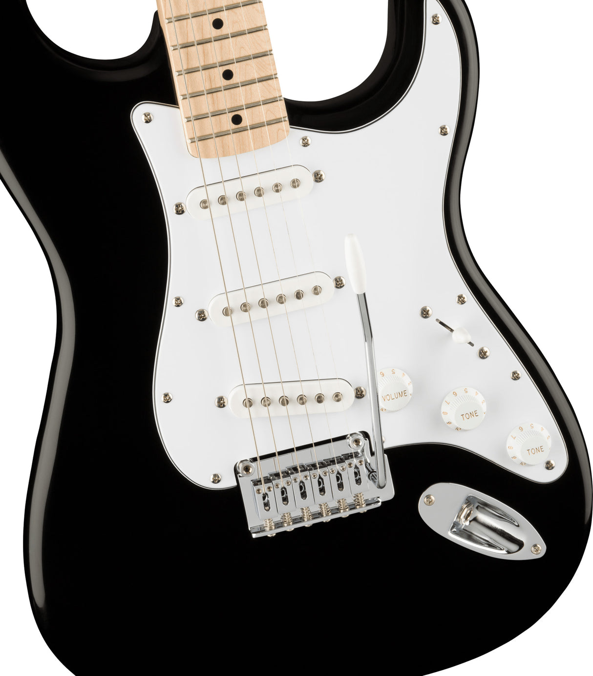 Fender Squier Affinity Stratocaster elektrisk gitar (svart)