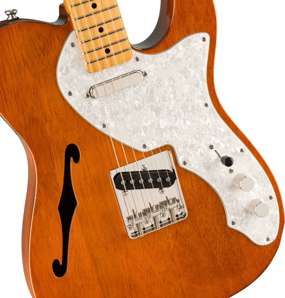 Fender Squier Classic Vibe '60s Custom Telecaster Thinline elektrisk gitar (naturlig)