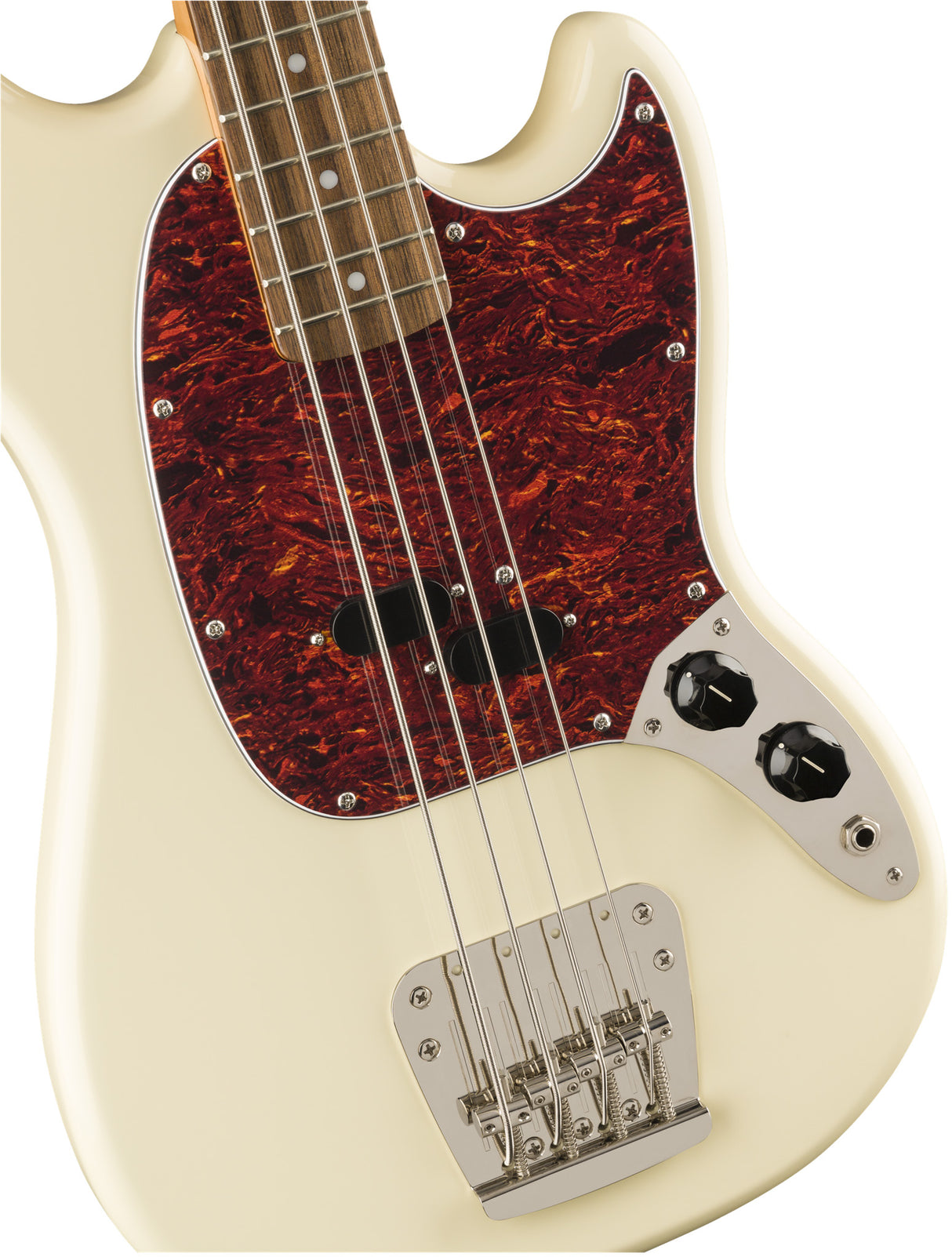 Fender Squier Classic Vibe '60s Mustang elektrisk bass (olympisk hvit)