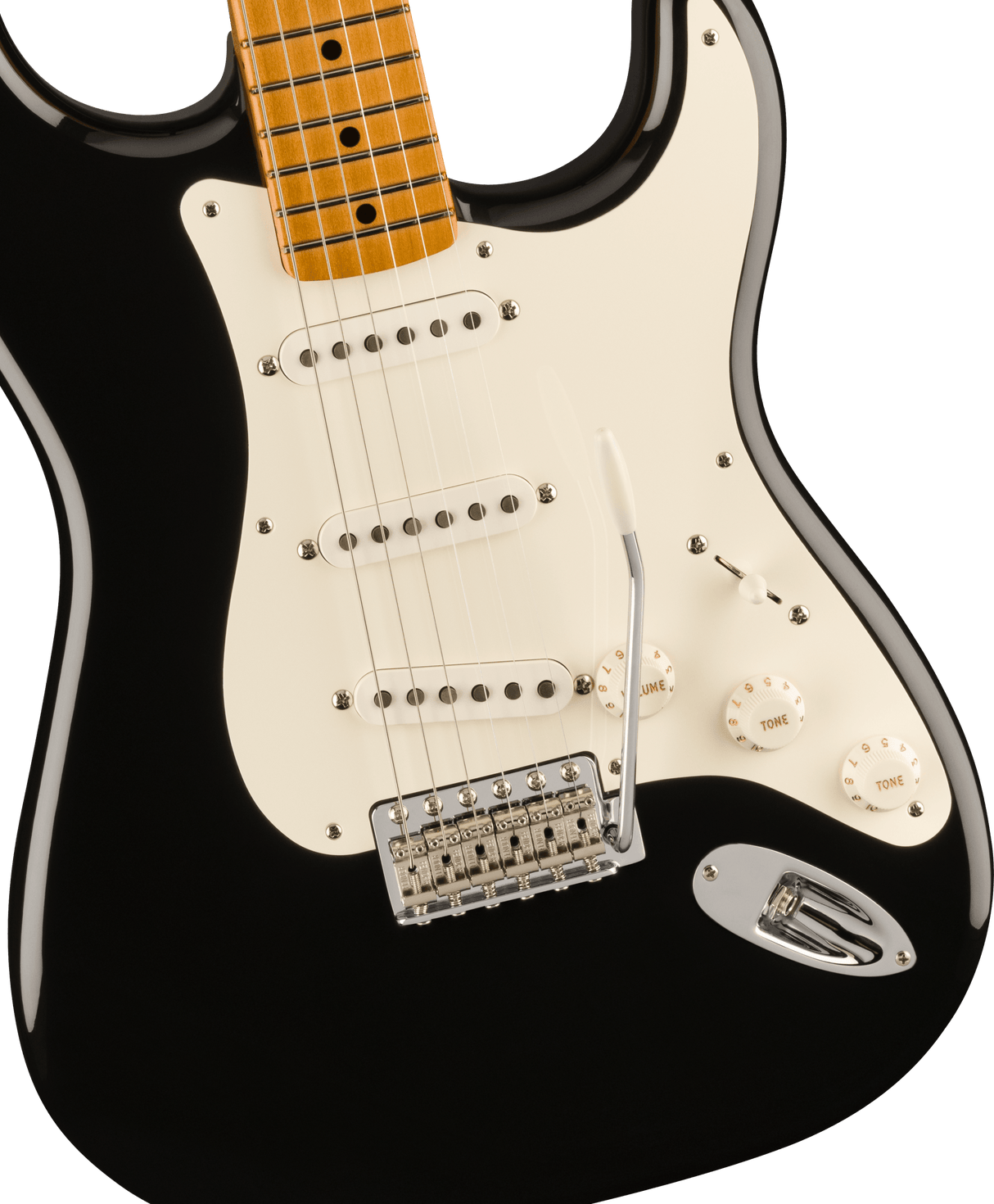 Fender Vintera II 50-tallet Stratocaster elektrisk gitar (svart)