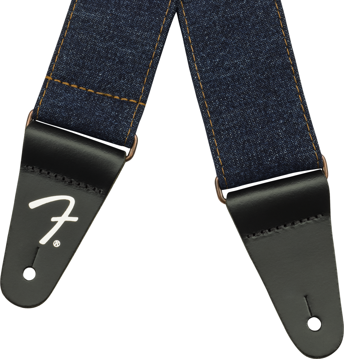 Fender x Wrangler Denim gitarstropp (Mørk Indigo, 2")