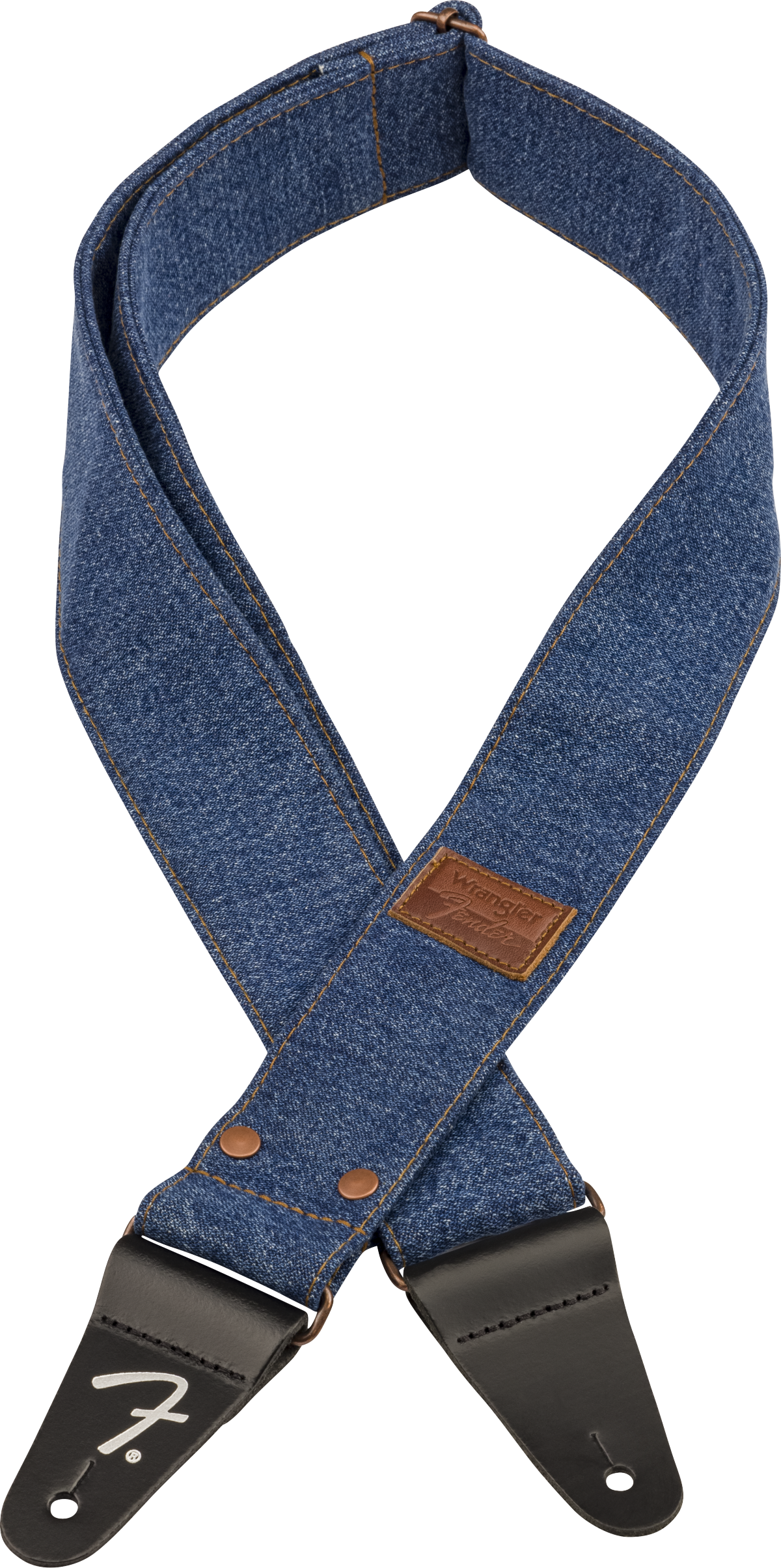 Fender x Wrangler Denim gitarstropp (Indigo, 2")