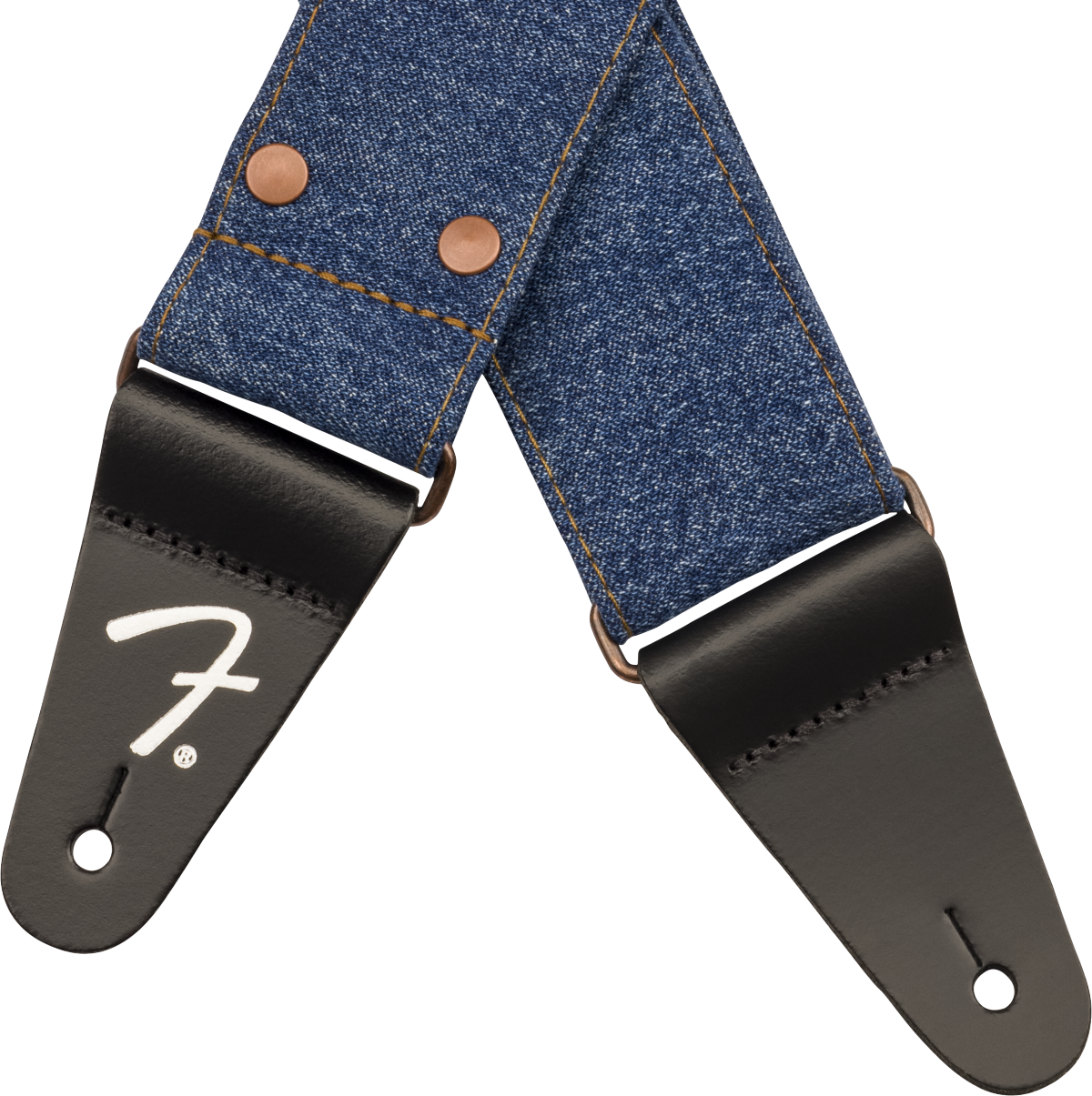 Fender x Wrangler Denim gitarstropp (Indigo, 2")