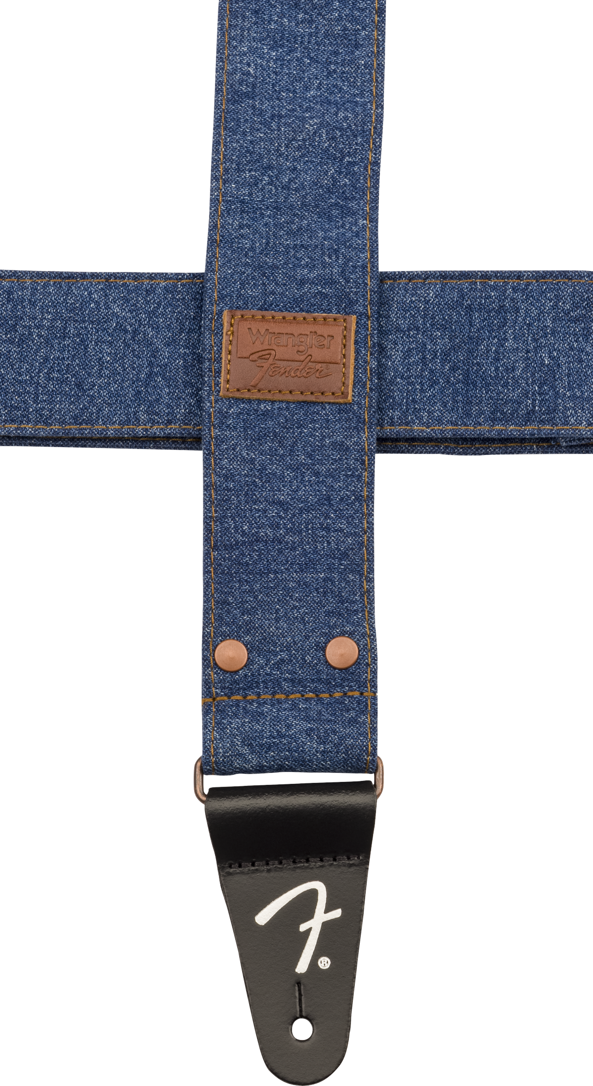 Fender x Wrangler Denim gitarstropp (Indigo, 2")