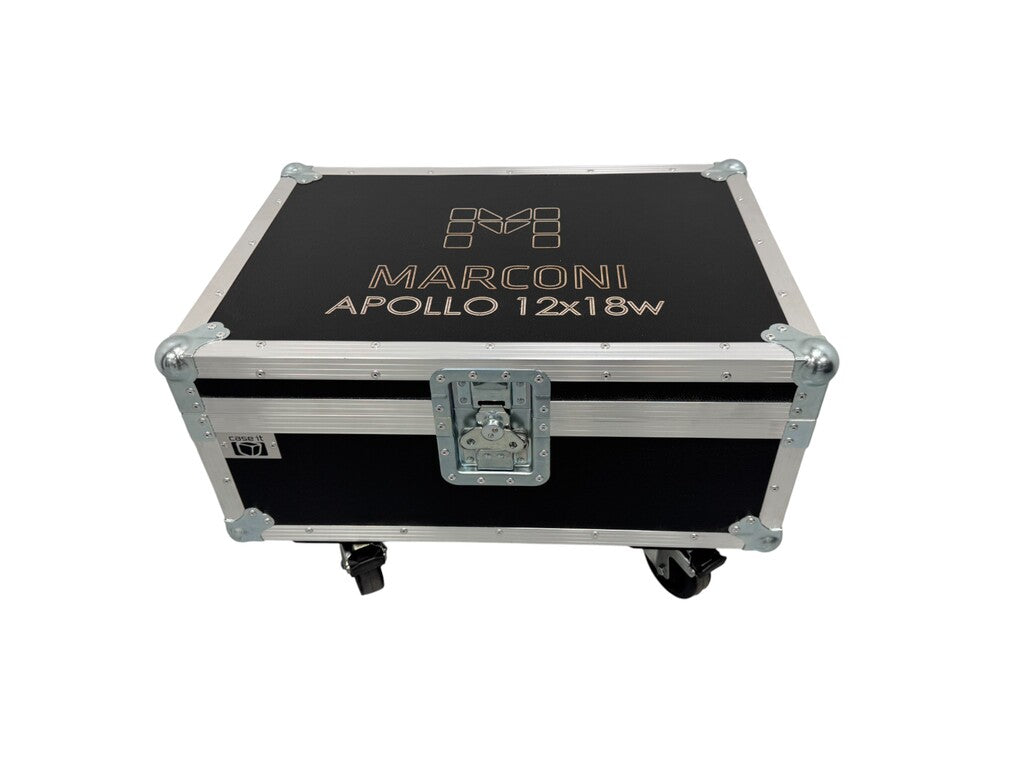Marconi Flightcase til 4 X Apollo batterilampe