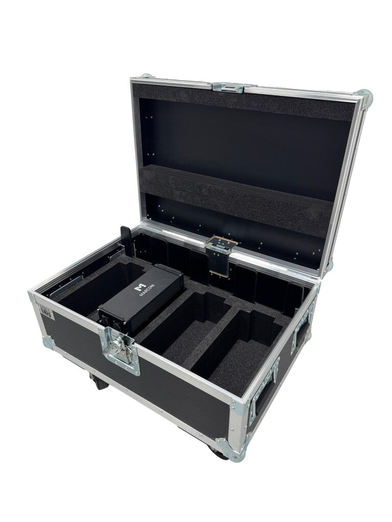 Marconi Flightcase til 4 X Apollo batterilampe