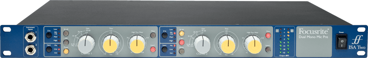 Focusrite ISA TWO mikrofonforforsterker