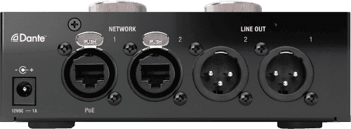 Focusrite RedNet AM2 hodetelefonforsterker