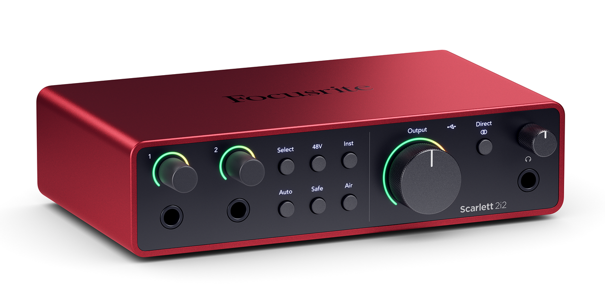 Focusrite Scarlett 2i2 Studio 4. generasjons lydkortpakke