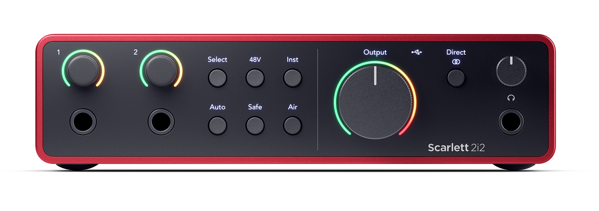 Focusrite Scarlett 2i2 Studio 4. generasjons lydkortpakke