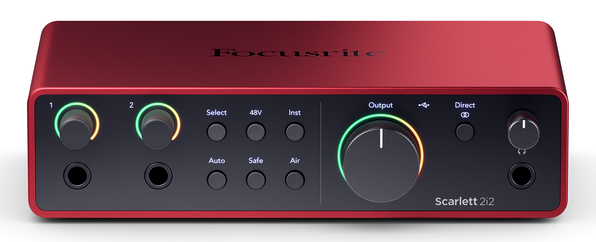 Focusrite Scarlett 2i2 Studio 4. generasjons lydkortpakke