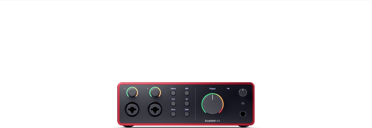 Focusrite Scarlett 4i4 4. generasjons lydkort
