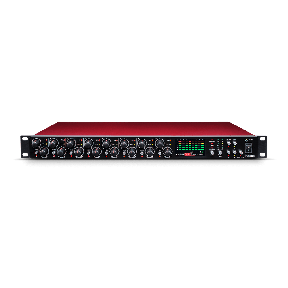 Focusrite Scarlett Octopre dynamisk mikrofonforforsterker