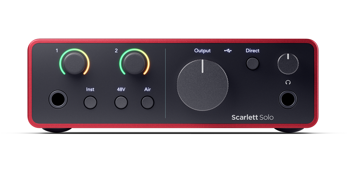 Focusrite Scarlett Solo Studio 4. generasjons lydkortpakke