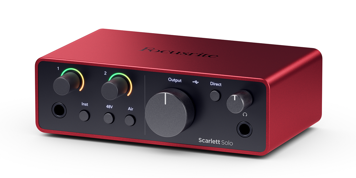 Focusrite Scarlett Solo Studio 4. generasjons lydkortpakke