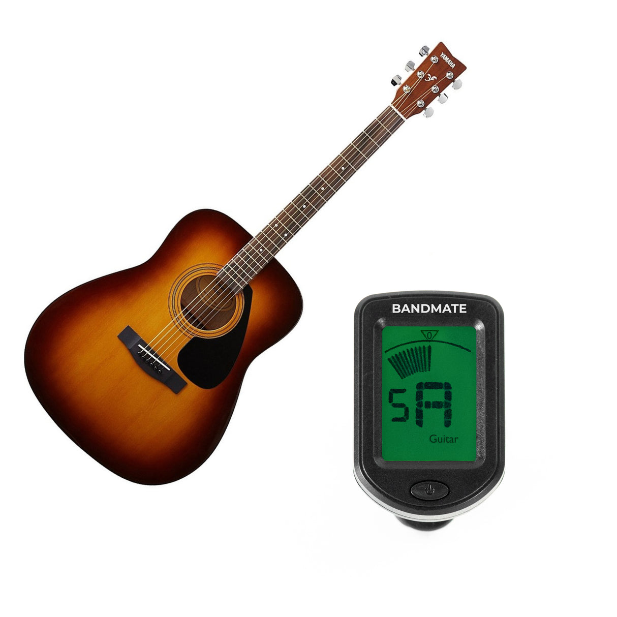 Yamaha F310 Tuner startpakke (Tobacco Brown Sunburst)