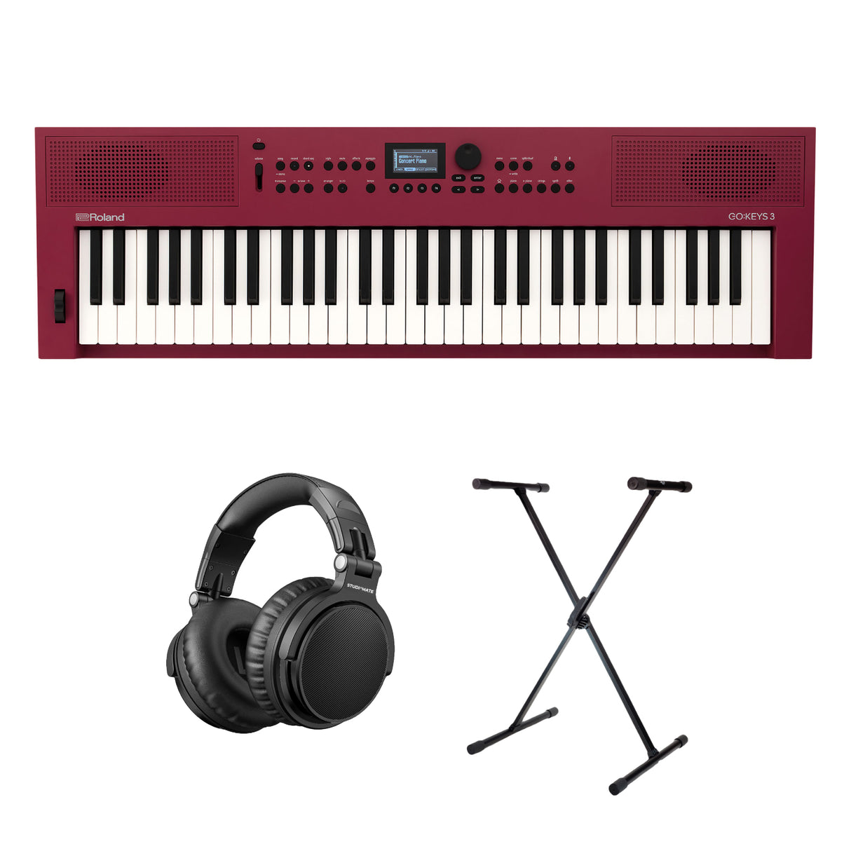 Roland GO:KEYS 3 startpakke (mørk Red )