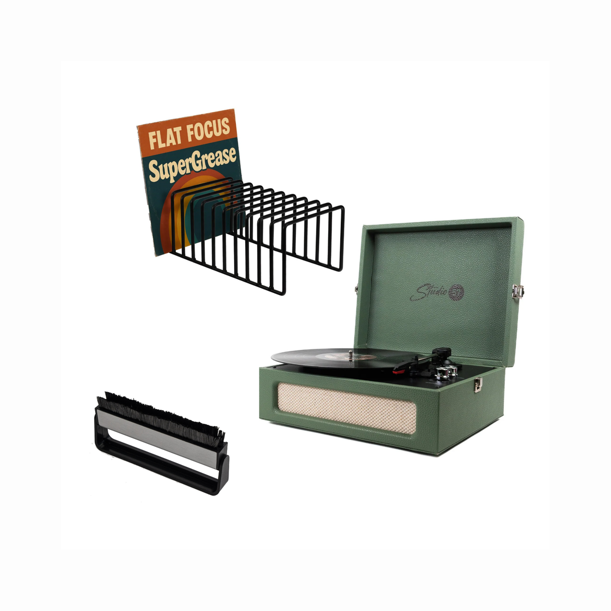 Studio 57 Groovy Platespiller (Grønn) Pakke