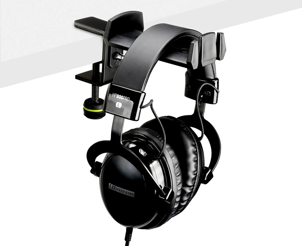 Bordmontert oppheng for hodetelefoner