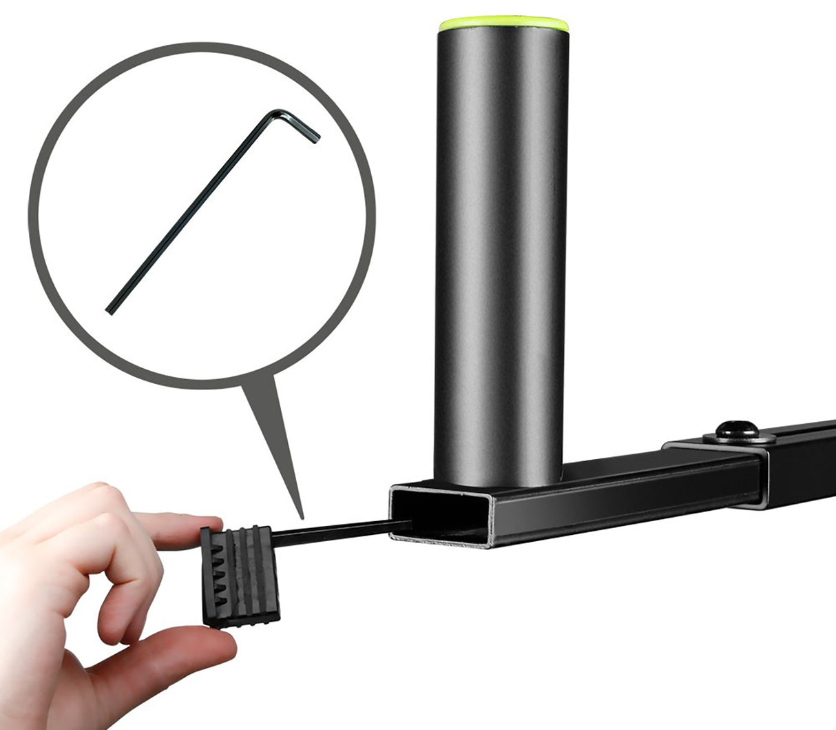 Justerbar T-Bar for høyttalerstativ