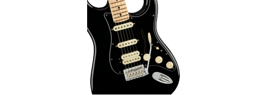 Fender American Performer Stratocaster HSS elektrisk gitar (svart)