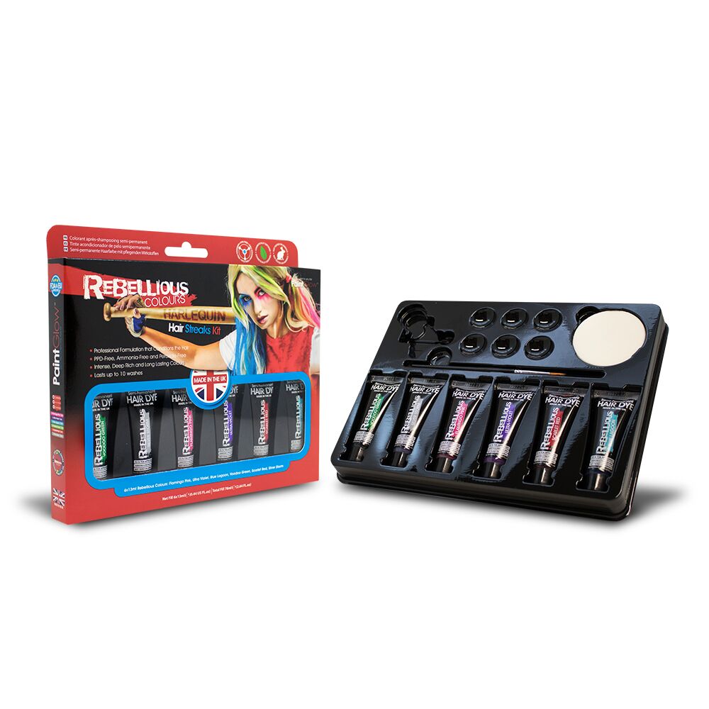 Harley Quin semi-permanent hårfargesett