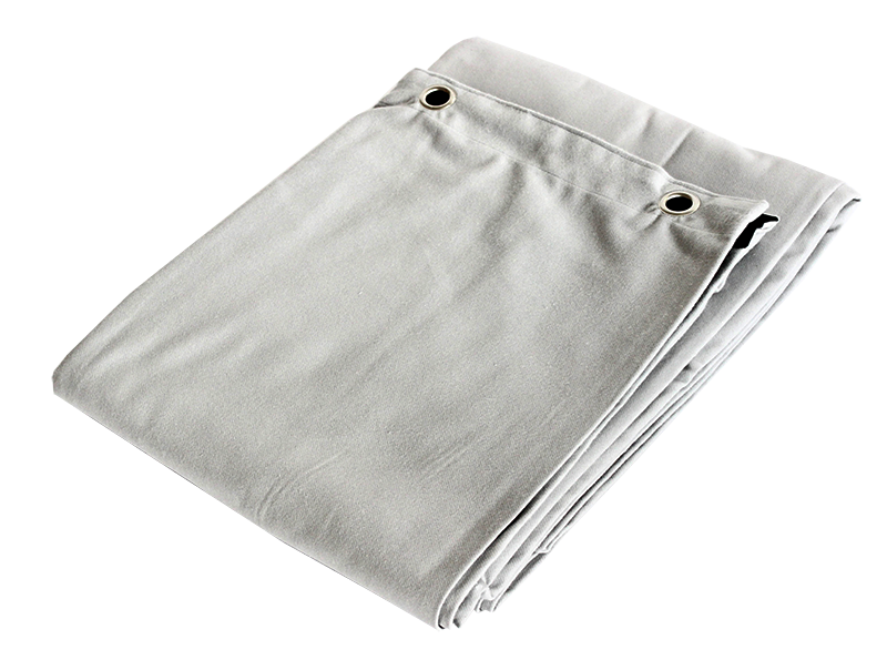 Molton Back-teppe med øyne (lys grå)