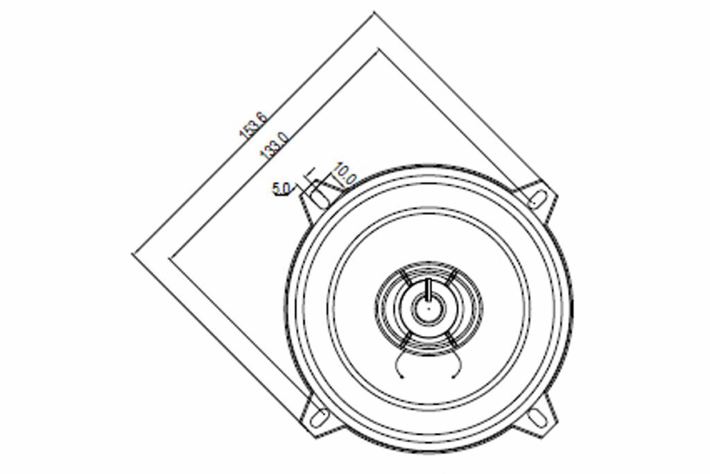 BLAUPUNKT ICx 542 2-veis bilhøyttalere (13 cm, 5,4")