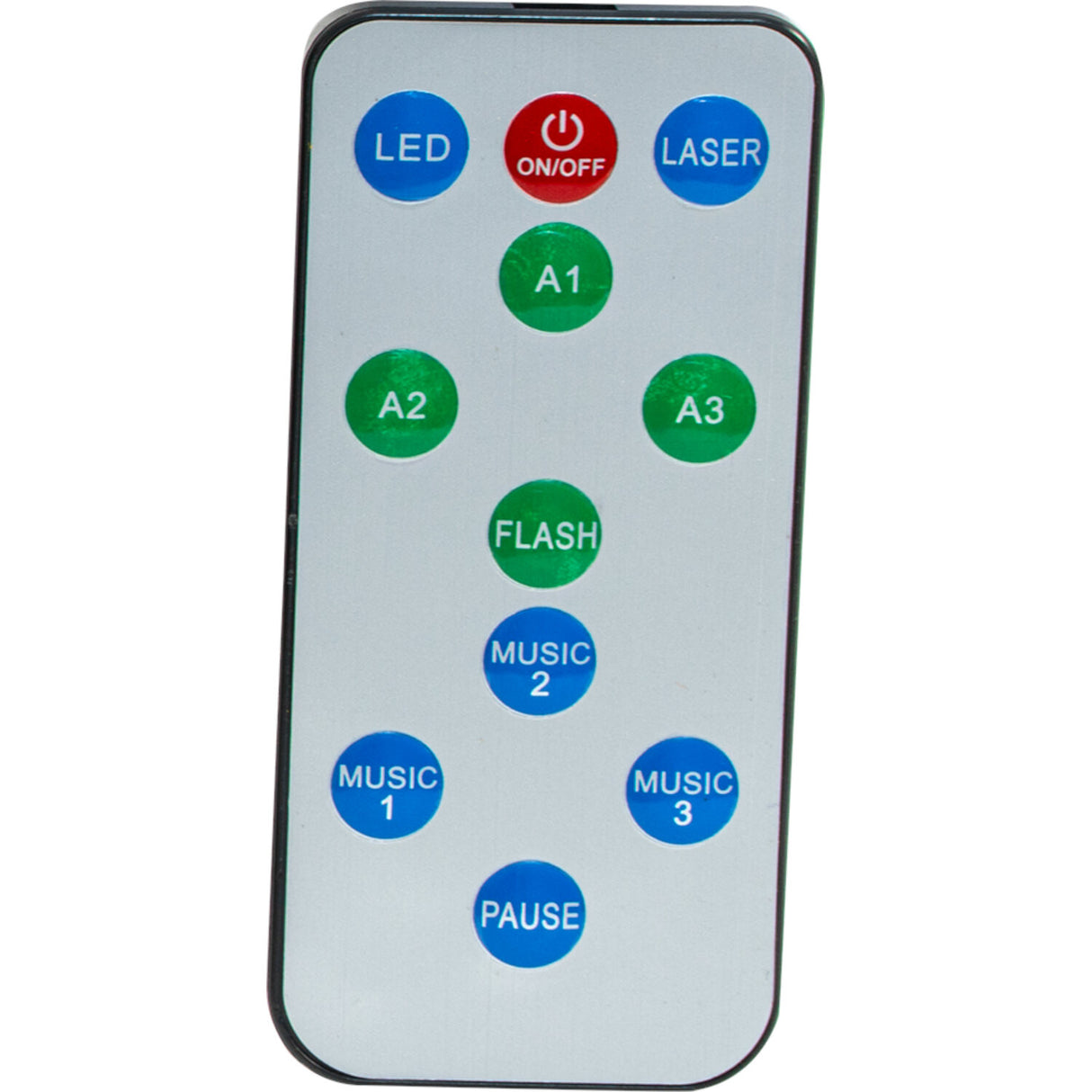 Ibiza Batteridrevet lyseffekt med laser