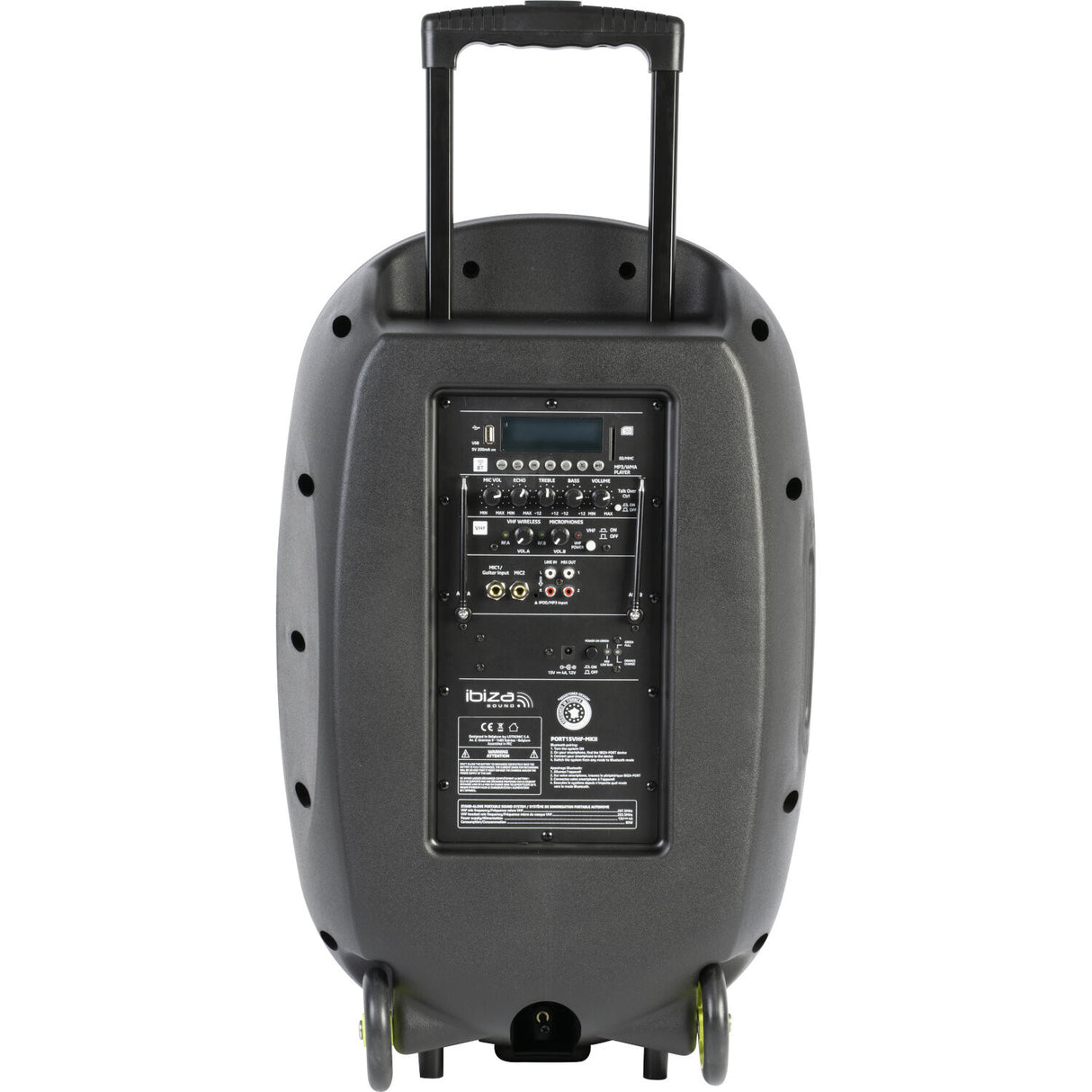 Ibiza PORT15VHF-MKII-TWS bærbar høyttaler (800W)