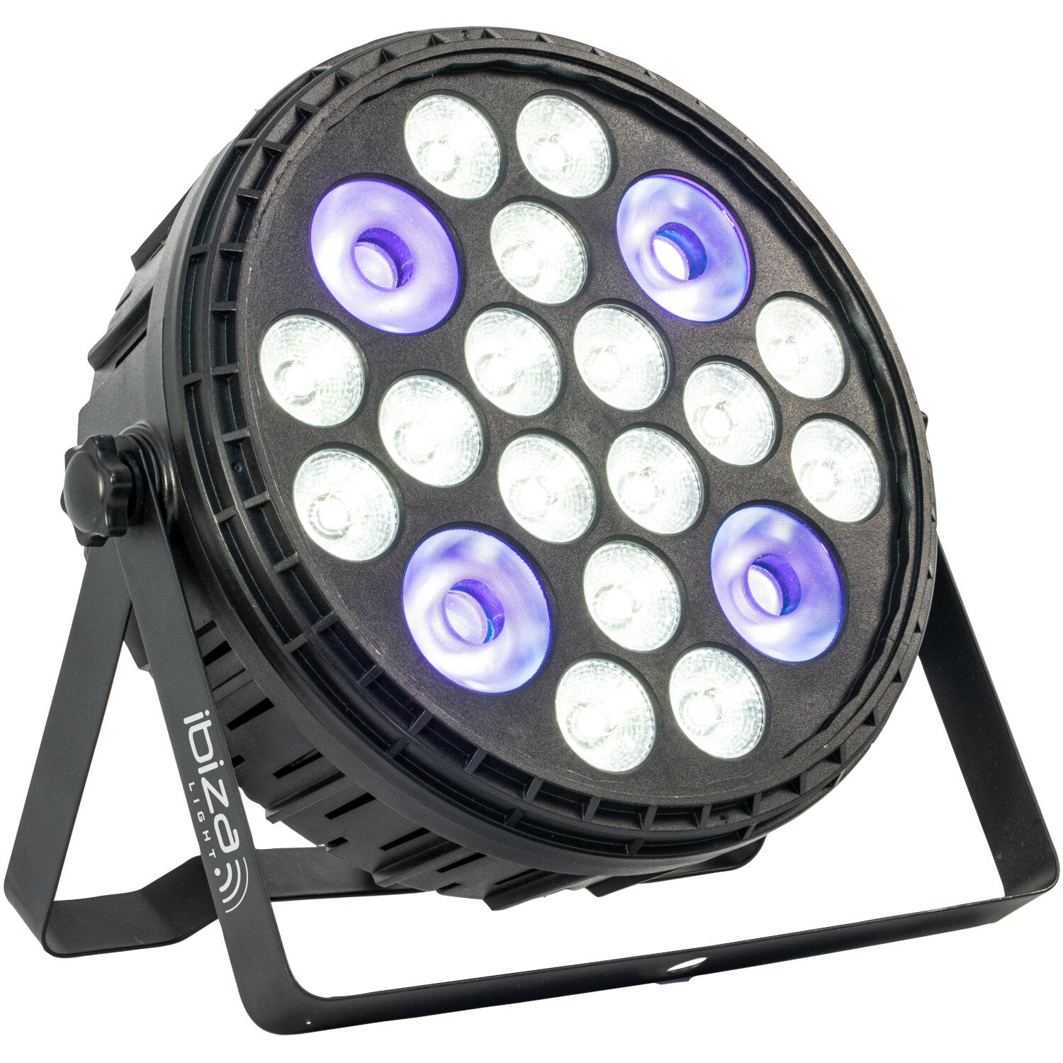 Ibiza XL RGBW+UV-parlampe (16x6 + 4x30W)