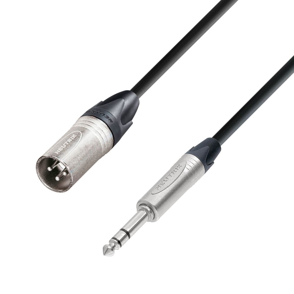 Neutrik XLR hann til 6,3 mm balansert jack (5m)