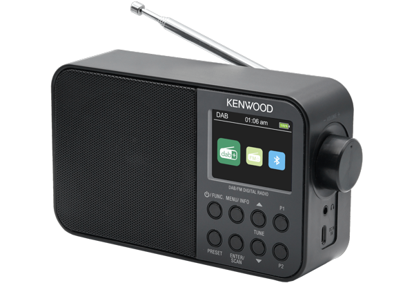 Kenwood CRM30DABB DAB+ Radio (svart)