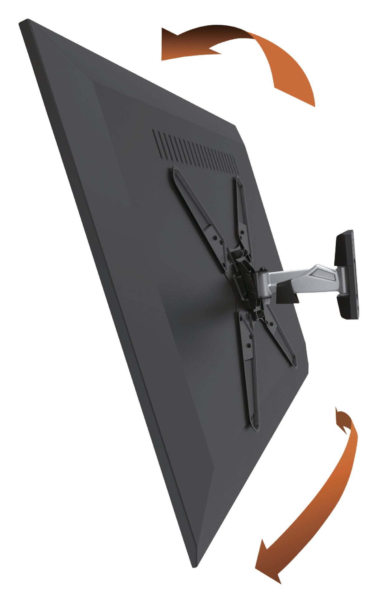 TV Veggfeste Helt Bevegelig 26-42"30 kg Sølv / Sort