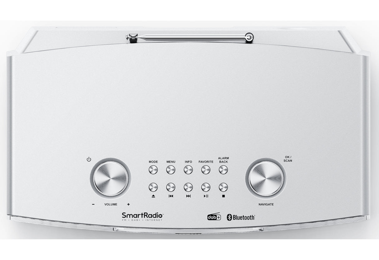 Kenwood CR-ST700SCD-S Radio med Bluetooth og DAB+ (sølv)