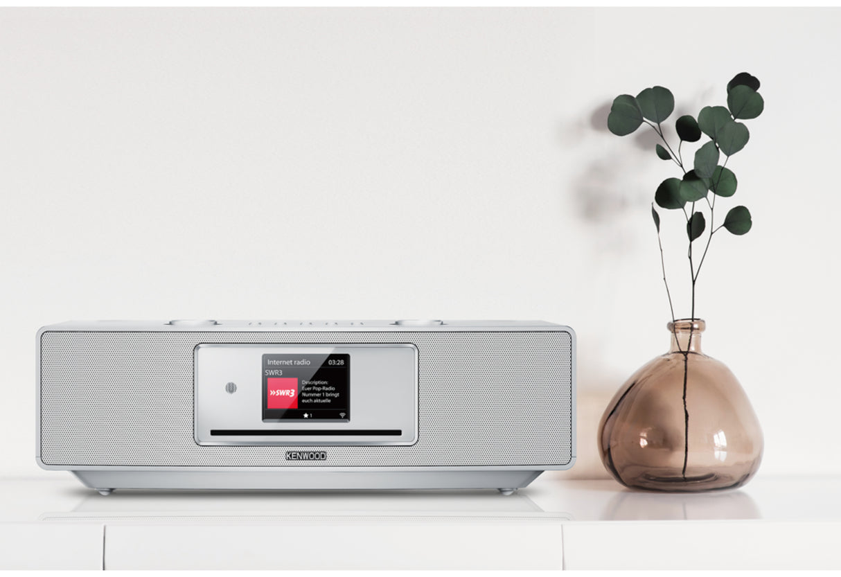 Kenwood CR-ST700SCD-S Radio med Bluetooth og DAB+ (sølv)