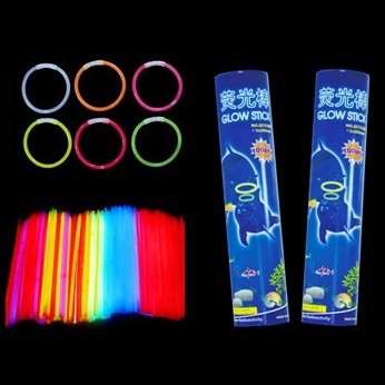 Glowsticks 100 stk. (Blandede farger)