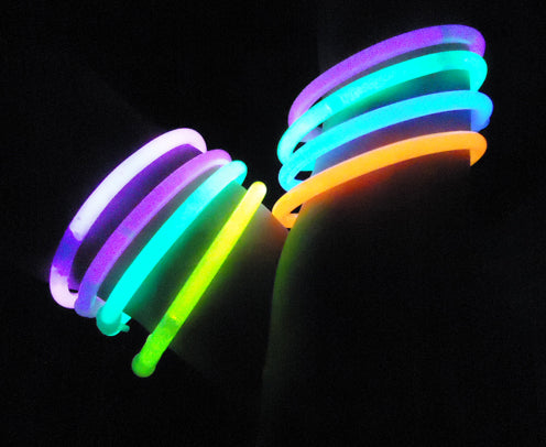 Glowsticks 100 stk. (Blandede farger)
