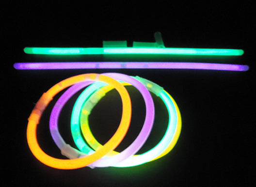 Glowsticks 100 stk. (Blandede farger)