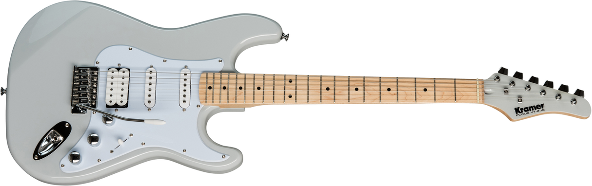 Kramer Guitars Focus VT-211S elektrisk gitar (tinngrå)