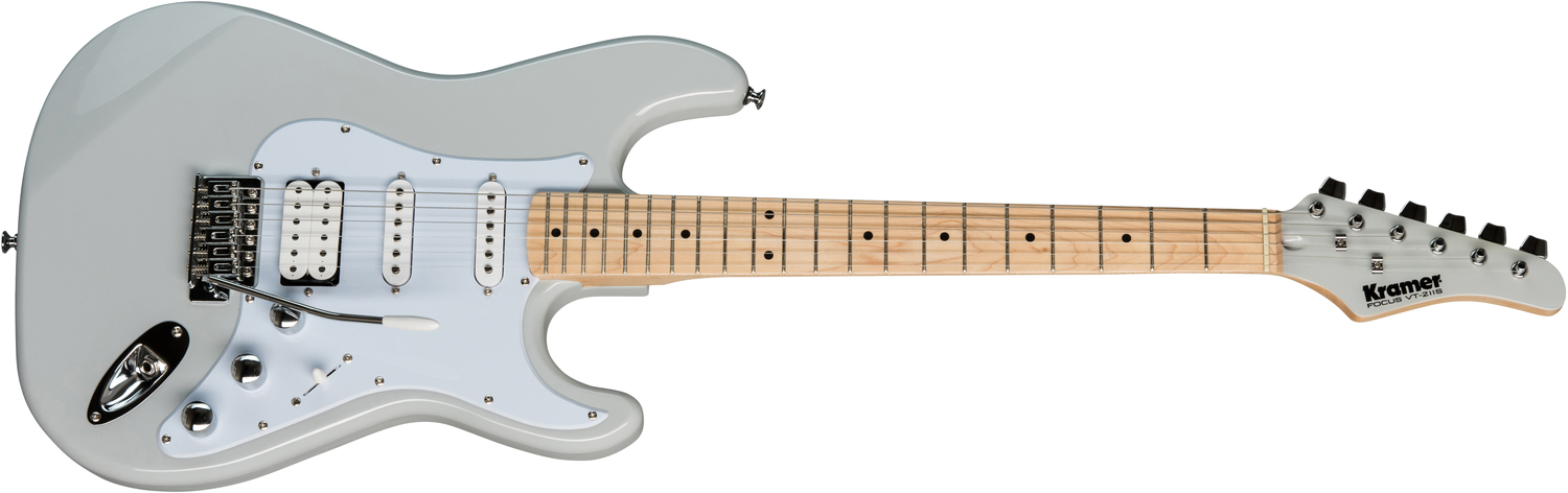 Kramer Guitars Focus VT-211S elektrisk gitar (tinngrå)