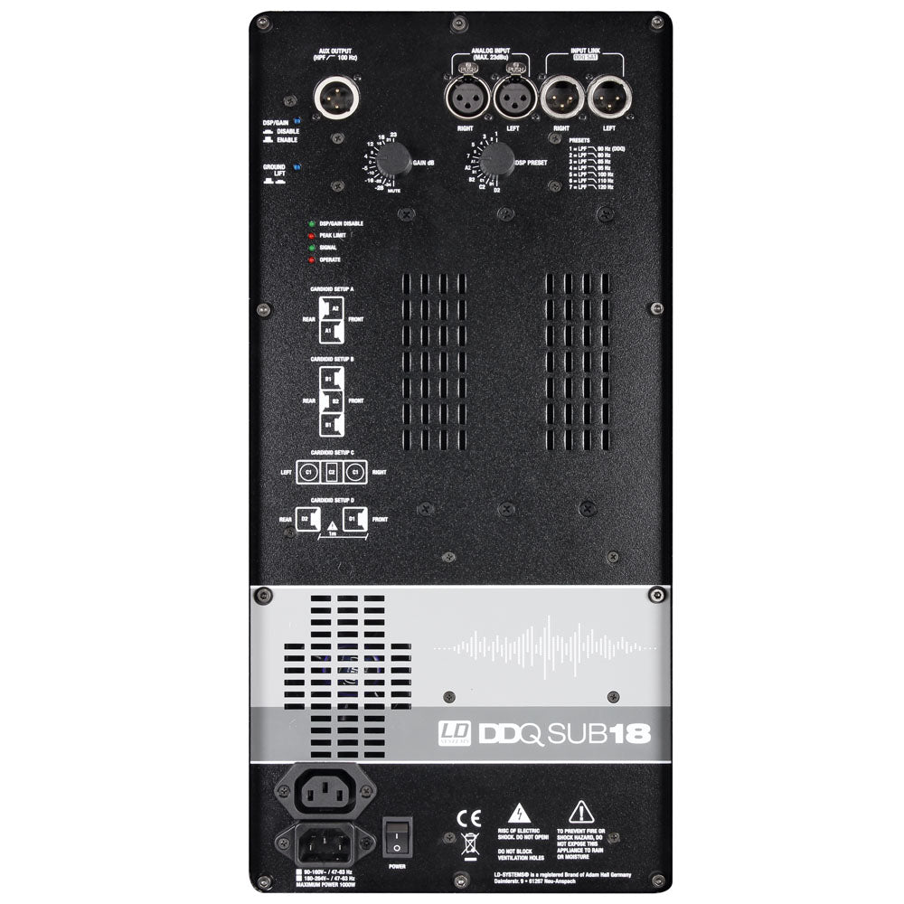 LD Systems DDQ SUB 18 Aktiv subwoofer