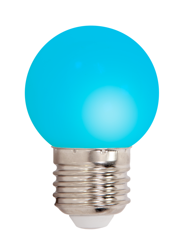 Fargede LED-pærer (6 stk)