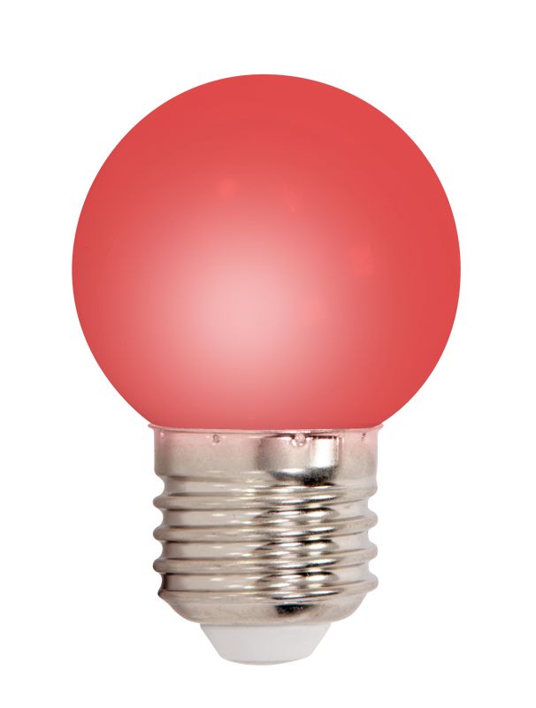 Fargede LED-pærer (6 stk)