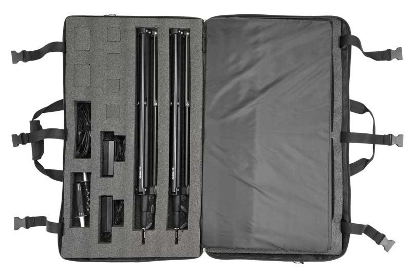 Nanlite LumiPad 25 LED 2 Light kit x2 med stativ og veske