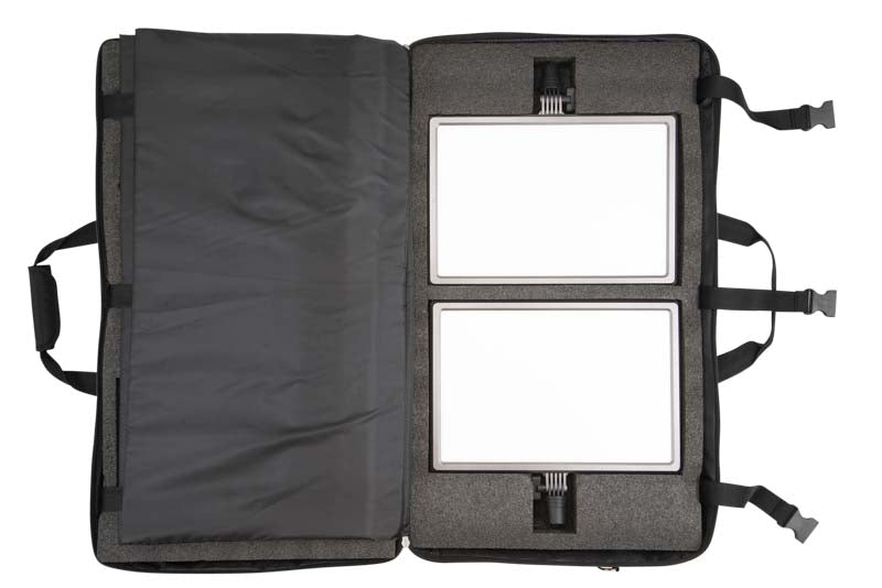 Nanlite LumiPad 25 LED 2 Light kit x2 med stativ og veske