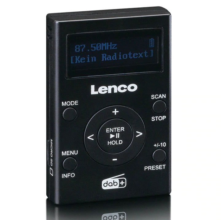 Lenco PDR-11 DAB+ Radio (svart)