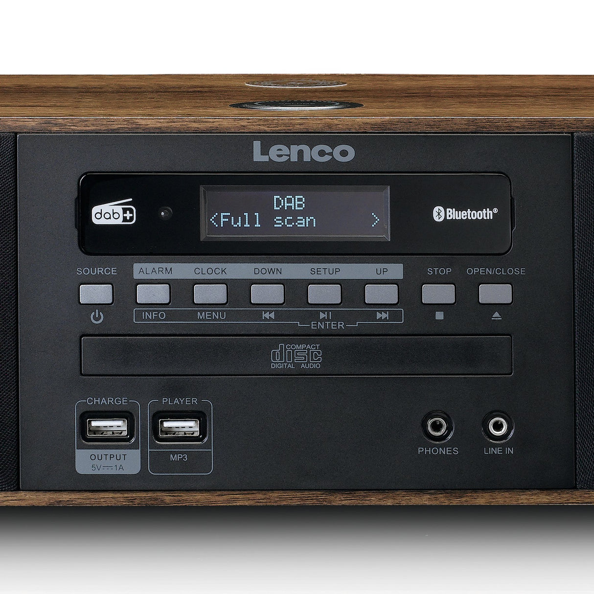 Lenco DAR-051WD DAB+ Radio (brun)